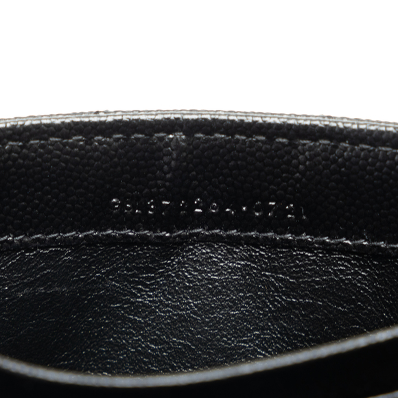 SAINT LAURENT Monogram Chevron Envelope Leather Wallet Long Wallets - Picture 7 of 10